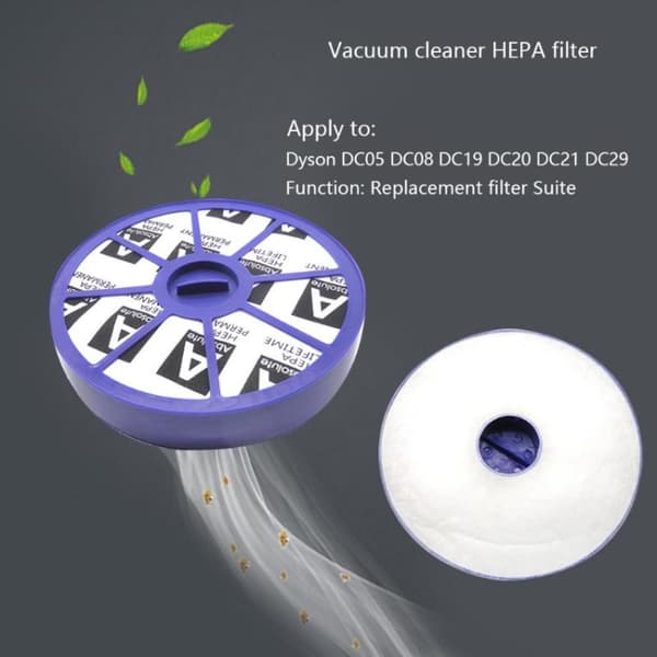 HEPA-filter til Dyson DC05 / DC08 / DC19 / DC20 / DC21 / DC29 - vaskbart udskiftningsfilter