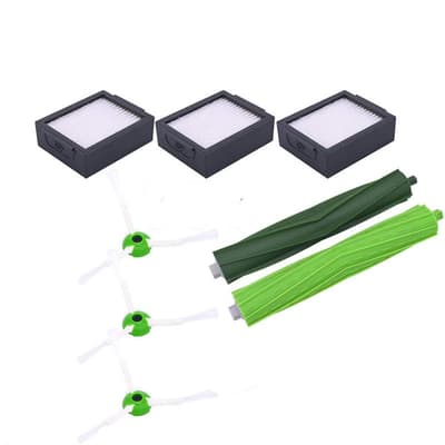 Lisävarusteet robottipölynimuriin 8 osaa iRobot Roomba i7, i7+, E5, E6, i6, i3, i3+