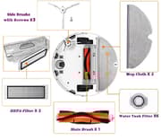 Lisävarusteet Xiaomi Roborock S6 / S5 Max / S50 / S51 / S55 / S60 / S65 18 osaa