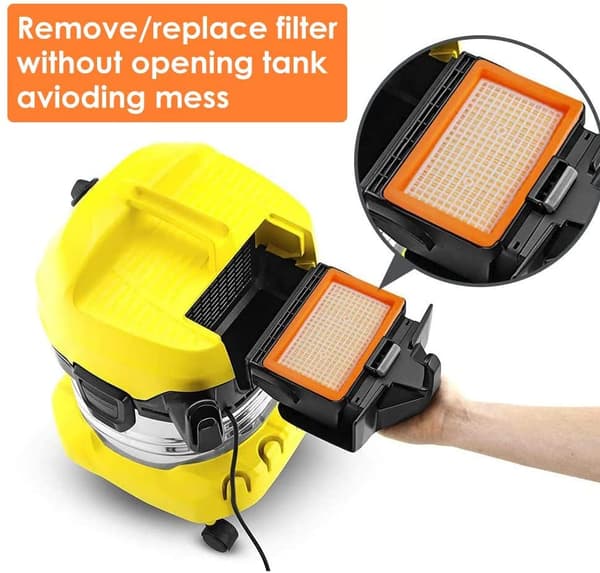 INF HEPA-filter til Kärcher NT25/NT35/NT45 i 2-pakning