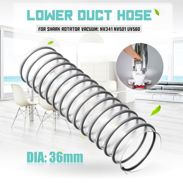 Väggtjocklek 0,3 mm Genomskinlig munstycksslang Nedre kanal Passning för modeller med dammsugare för hajarrotator