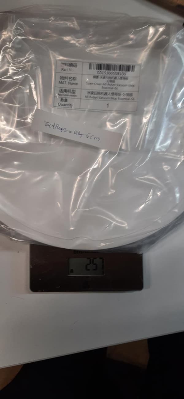 ROBOT VACUUM-MOP MAIN TOP COVER ASSY