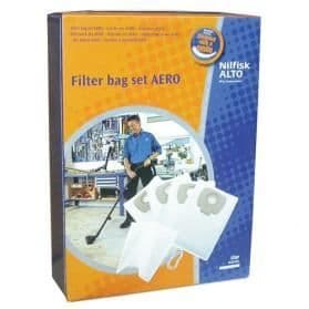 4 polyester vakuumpåsar med 1 filter