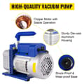 Miniatyrbild 2 av 5: 3CFM 1/3 HP vakuumpump med oljevisningsfönster, anti-olja-backflow, bra kylning