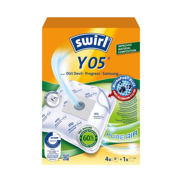 Swirl Y05 / 99784 Pölypussit 4 kpl 6765972