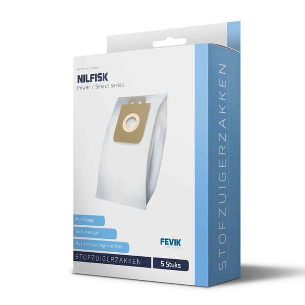 Fevik Nilfisk Power Select Series 3D Støvsugerposer 5 stk