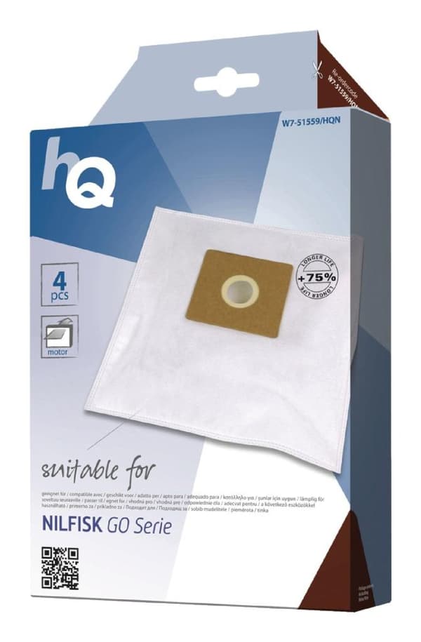 HQ W7-51559/HQN Støvsugerpose Nilfisk Go serien
