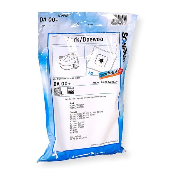 Scanpart Da00 och Microfleese Dustbag Daewoo Sb70/80 Micro