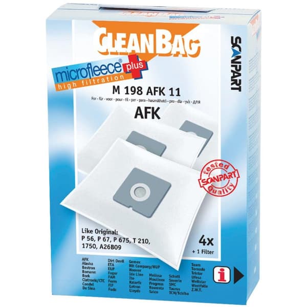 Scanpart M198afk11 Microfleese pölypussi Smc Beetle Micro En