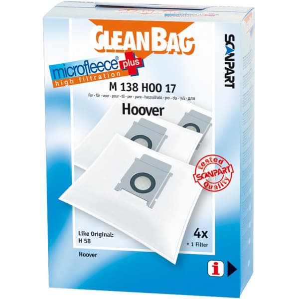 Scanpart M138hoo17 Microflee-dammpåse Hoover Sprint Micro En