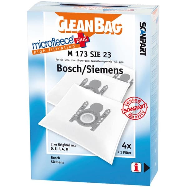 Scanpart M173sie23 Microflee Støvpose B/s D/e/f/g/h Micro En
