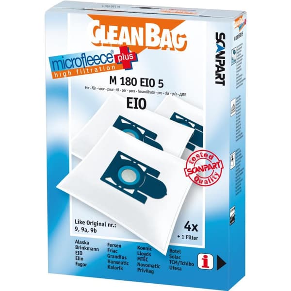 Scanpart M180eio5 Microflee-dammpåse Ecoline Tcs1400 Micro En