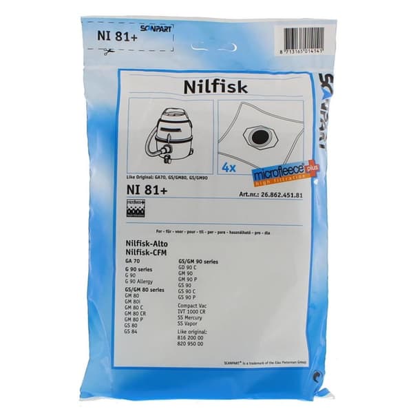 Scanpart Pölypussi Nilfisk Gs80-90 Micro En