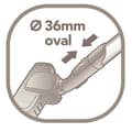 Miniatyrbild 5 av 7: AEG 9001677872 Advanced Precision Flexpro&trade; Munstycke - Oval anslutning - 36 Mm