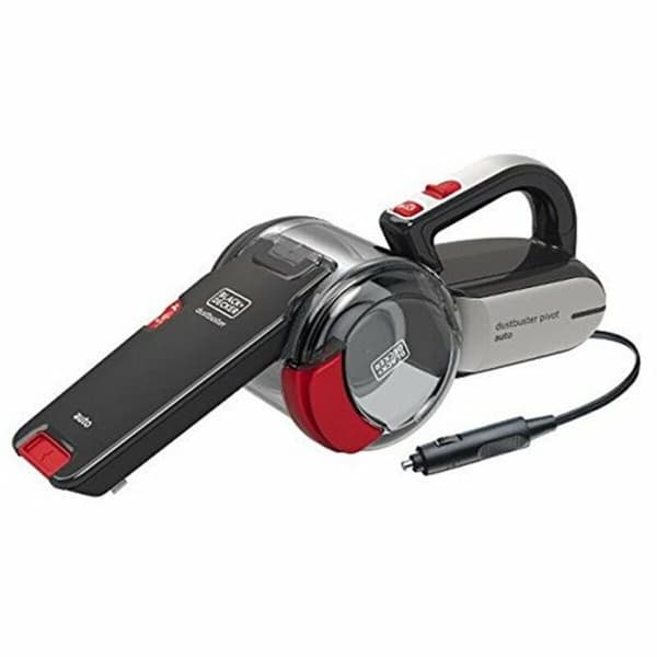 Cyclonisk håndstøvsuger Black & Decker PV1200AV 12,5 W 0,44 L Sort Rød Grå, Rød, Transparent