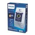 Miniatyrbild 3 av 3: PHILIPS - Set med 4 S-bag Classic Long Performance dammsugarpåsar - FC8021