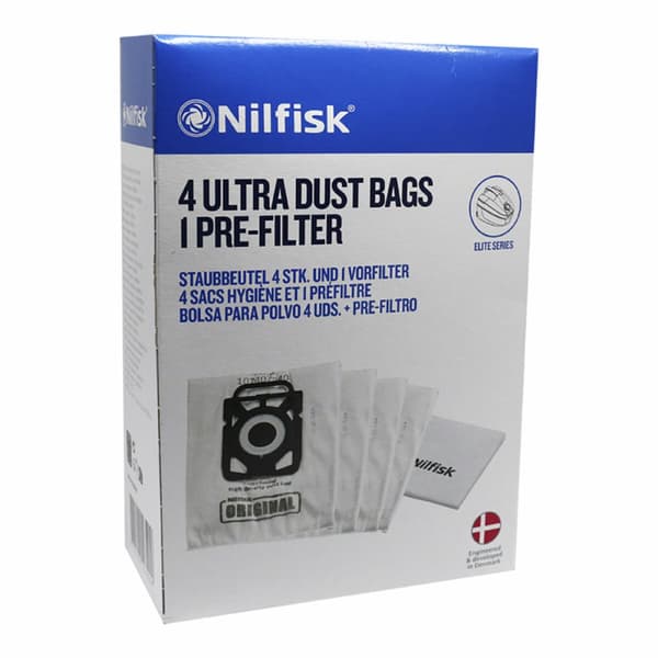 Dammsugarpåse Sil.ex Nilfisk (4 antal)