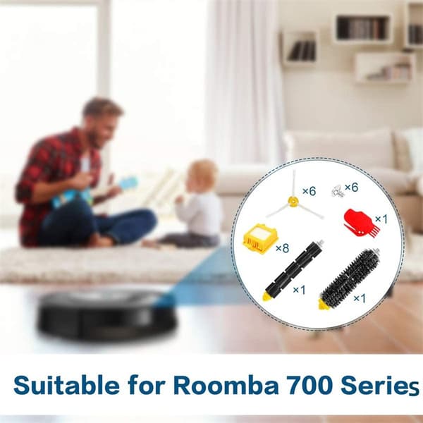 INF Udskiftningstilbehørssæt til iRobot Roomba 700-serien iRobot Roomba 700/760/770/772/774/775/776/780/782/785/786/790