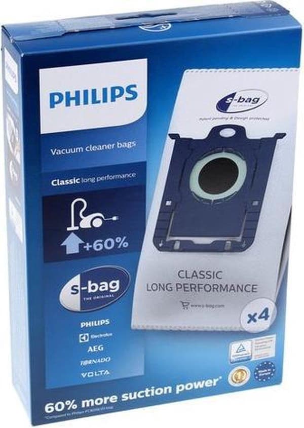 Philips s-bag 4 x dammsugarpåsar Dammsugarpåsar