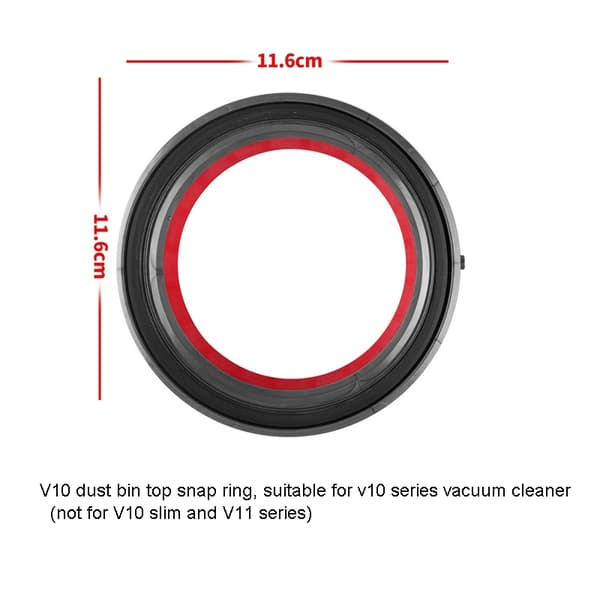 Tætningsring til støvbeholder Dyson V10