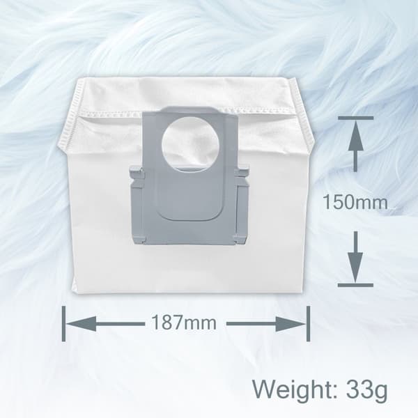INF Pölypussit Roborock S8+/Q5+/G10S/Pro/T8/Q7+ 4 kpl