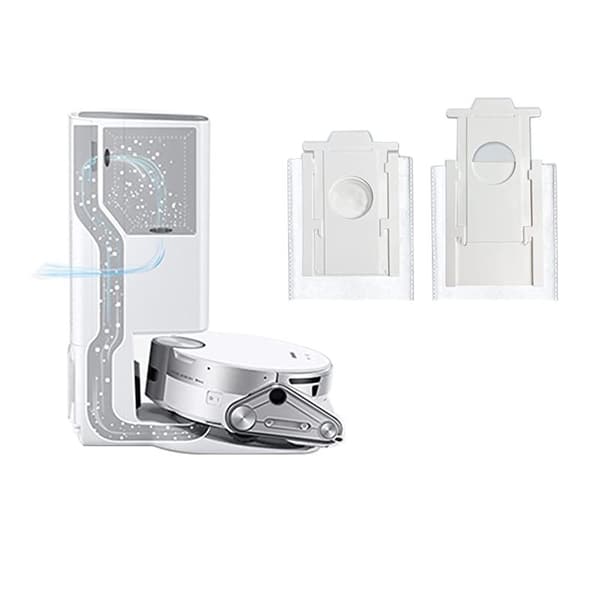 INF Dammsugarpåsar för Samsung Jet Bot AI+VCA-RDB95 5-pack Vit