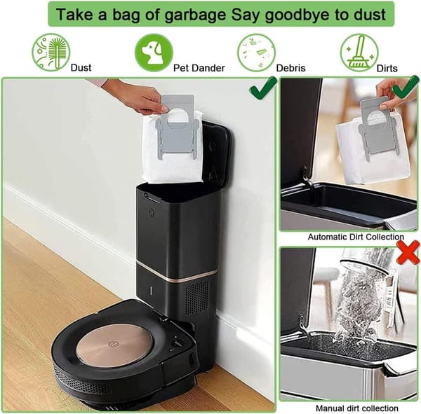 INF Støvsugertilbehør for iRobot Roomba S9 (9150), S9 Plus (9550) Flerfarget