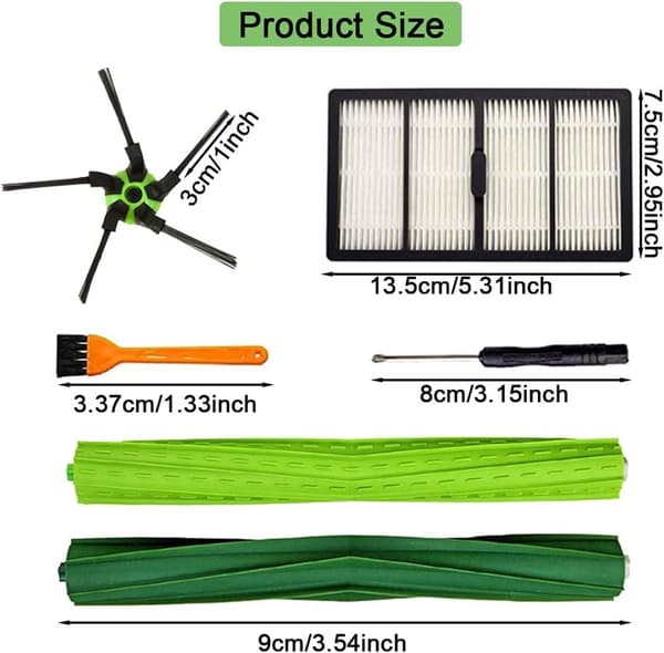 INF Støvsugertilbehør for iRobot Roomba S9 (9150), S9 Plus (9550) Flerfarget