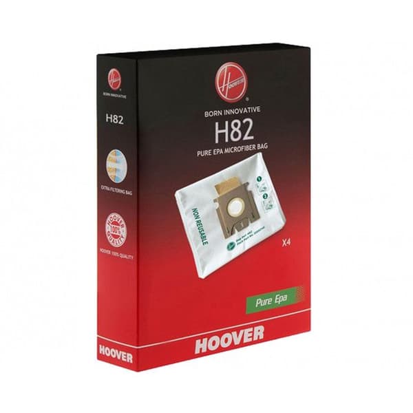 Mikrofiberpåsar 4 st H82 35602146 för HOOVER Dammsugare, POWER CAPSULE