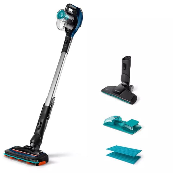 Philips | Vacuum cleaner | FC6719/01 | Cordless operating | Handstick | Washing function | - W | 21.6 V | Operating time (max) 50 min | Blue/Black | W Sort, Blå