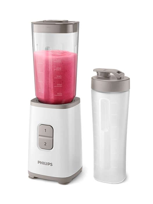 Philips Daily Collection mini blender, 350W,  On the Go bottle