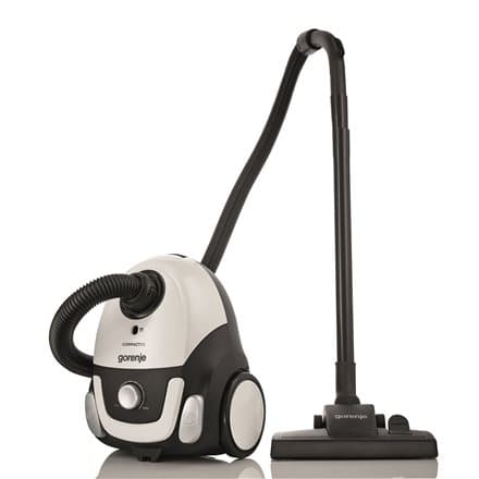 Gorenje | Vacuum cleaner | VCEA11CXWII | Bagged | Power 750 W | Dust capacity 2 L | White Svart, Vit