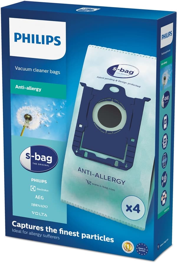 Philips s-bag Dammsugarpåsar FC8022/04
