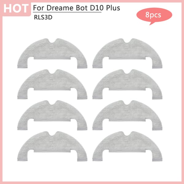 INF Moppduk för Dreame Bot D10 Plus/RLS3D/Z10 Pro/L10 Plus Grå