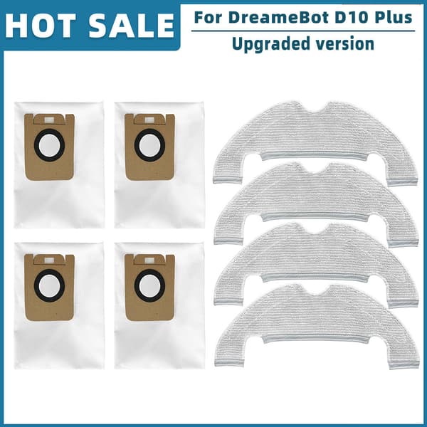 INF 8-delad Tillbehörssats för Dreame Bot D10 Plus/RLS3D/Z10 Pro/L10 Plus