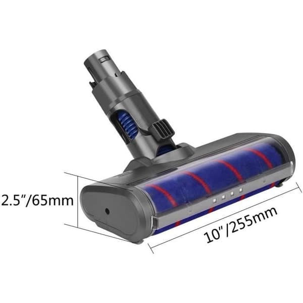 Borsthuvud för Dyson Dammsugare DC62 V6 Animal Fluffy DC58 DC59 DC61 DC74 Dyson Borsthuvud 255mm * 65mm