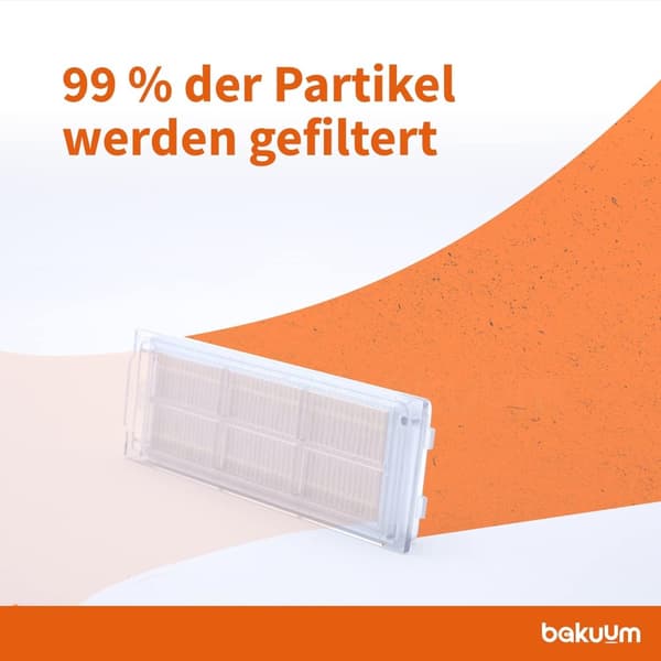 INF Filter til Xiaomi Mi Robot Vacuum-Mop 2S/Mop-Pro/STYJ02YM/S12 Hvid