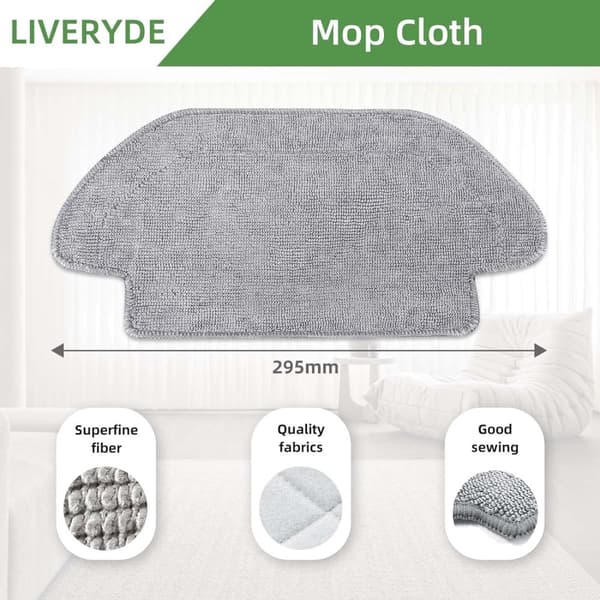 INF Tilbehør Xiaomi Mi Robot Vacuum-Mop 2S/Pro/STYJ02YM 10 deler