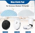 Miniatyrbild 2 av 5: INF Moppduk för Ecovacs Deebot OZMO 920, 950, T5, T8 AIVI Max Blå