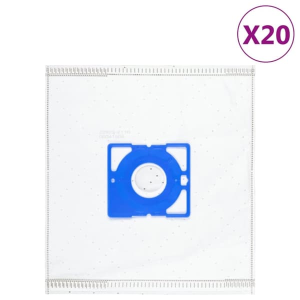 vidaXL Imurin pölypussit Uni-bag 20 kpl