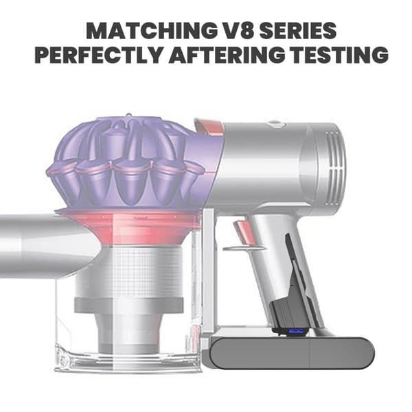 Dyson V8 SV10 Vaihtoakku, 6000mAh Kapasiteetti, 216V Jännite, 216V, 1 akku suodattimia