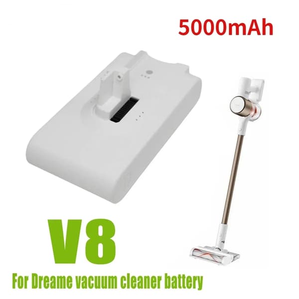 Litiumbatteri, kompatibelt med Dreame V8 V9 V10 handhållna dammsugare, långvarig kraft., V10