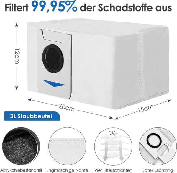 INF Reservedelssæt til Ecovacs T30 Omni, T30 Pro Omni, T30 Max