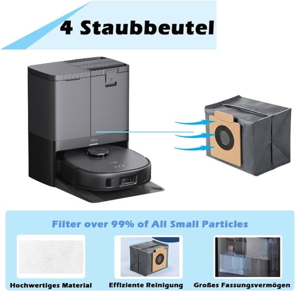 INF Eufy X10/X9 Pro Omni Robot Vakuum Erstatningsdele