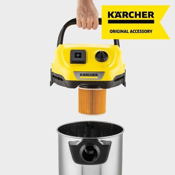 KARCHER WD2 / WD3 patronfilter - För torrt och vått sug