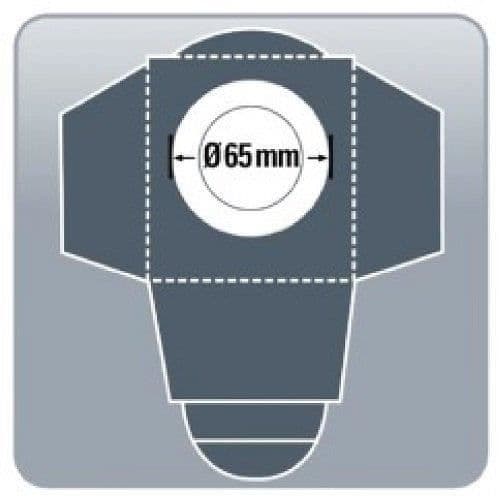 Einhell Tillbehör 5 ersättningspåsar för dammsugare 20 l för TH-VC 1815 - TH-VC 1820-1 S Einhell Vacpåsar