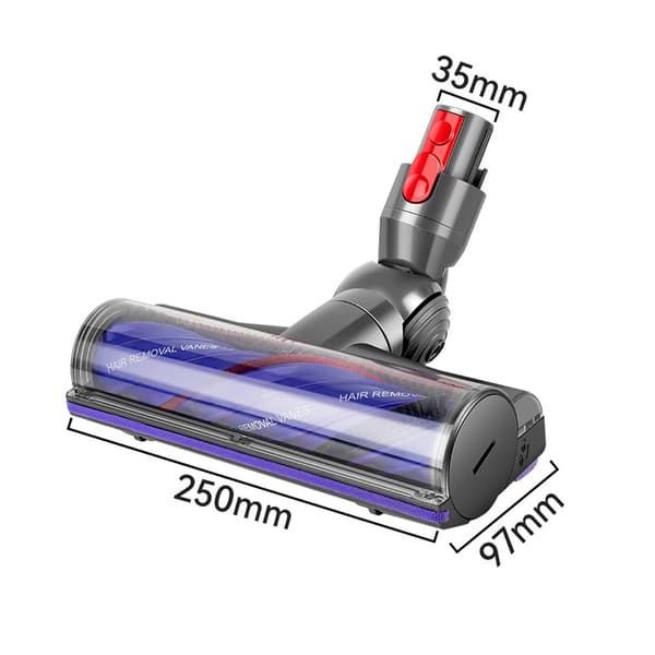 Dammsugarmunstycke med anti-trassel teknologi och inbyggd motor till Dyson V7 / V8 / V10 / V11