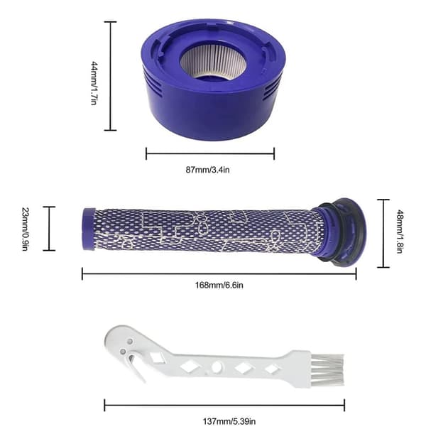 Suodattimet Dyson V7/V8 - Ennen- & jälkisuodatin