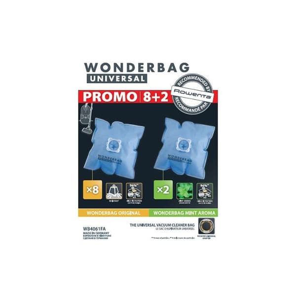Rowenta WONDERBAG UNIVERSELLA PÅSAR X10 dammsugarpåse