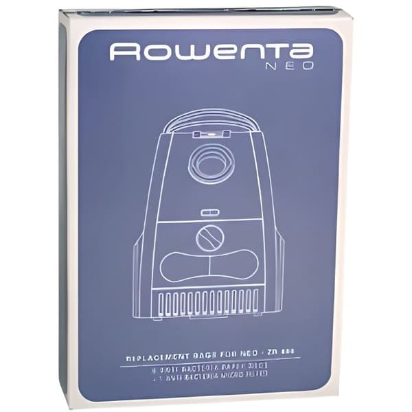 ROWENTA NEO ZR480 dammsugarpåse - set med 6 vita påsar